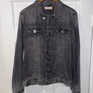 ALLSAINTS Garford Denim Jacket Grey Size Large